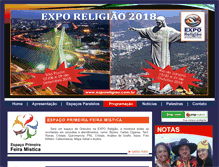 Tablet Screenshot of exporeligiao.com.br